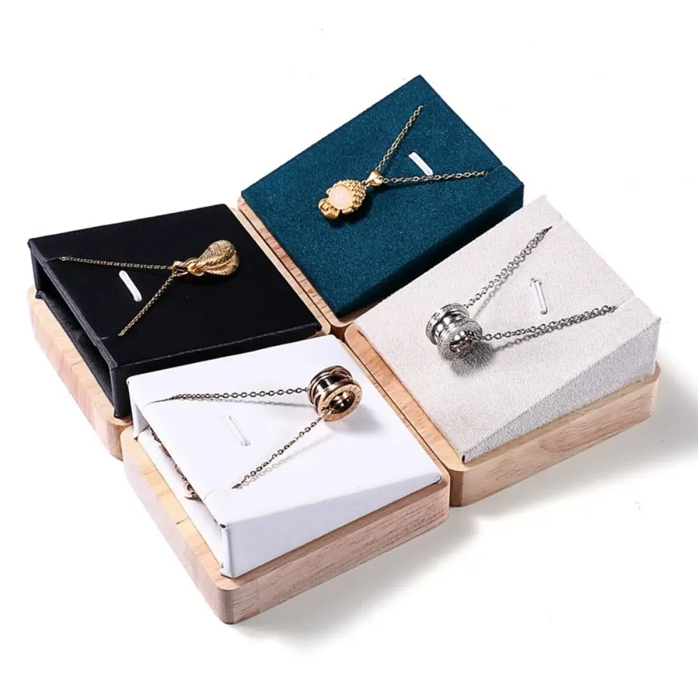 PU Leather/Velvet Wooden Necklace Display Stand Handmade Space Saving Jewelry Pendant Holder Flat Bottom Smooth
PU Leather/Velvet Wooden Necklace Display Stand Handmade Space Saving Jewelry Pendant Holder Flat Bottom Smooth