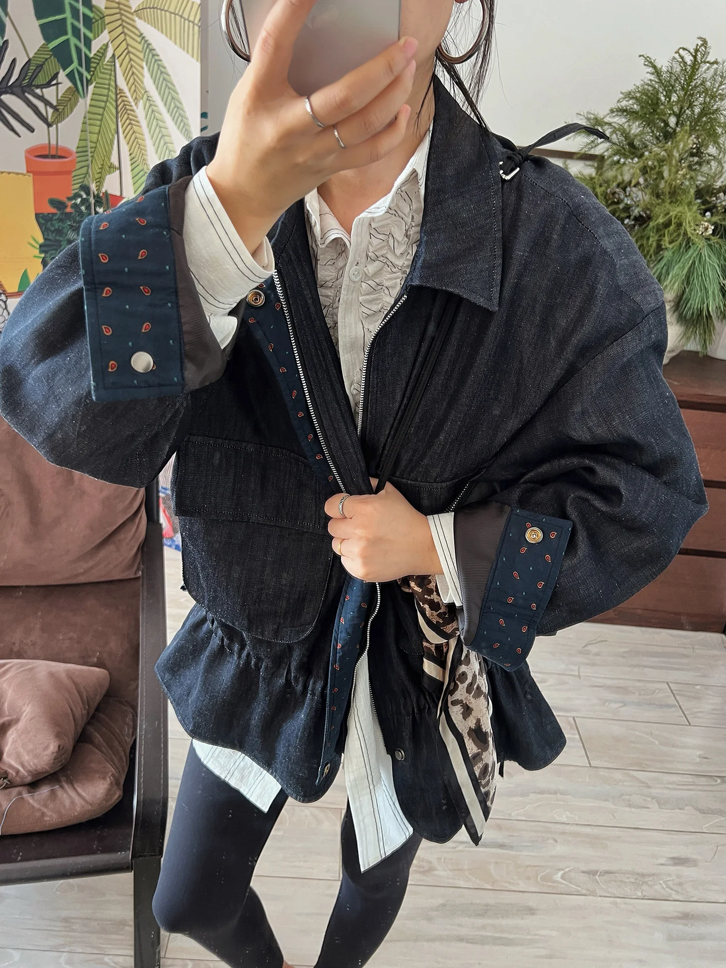 Original Workwear Sle Zipper ket Warmth Women's Jaet Coat Commute Straight Tube Long Sve ort Length Double Button
Original Workwear Sle Zipper ket Warmth Women's Jaet Coat Commute Straight Tube Long Sve ort Length Double Button