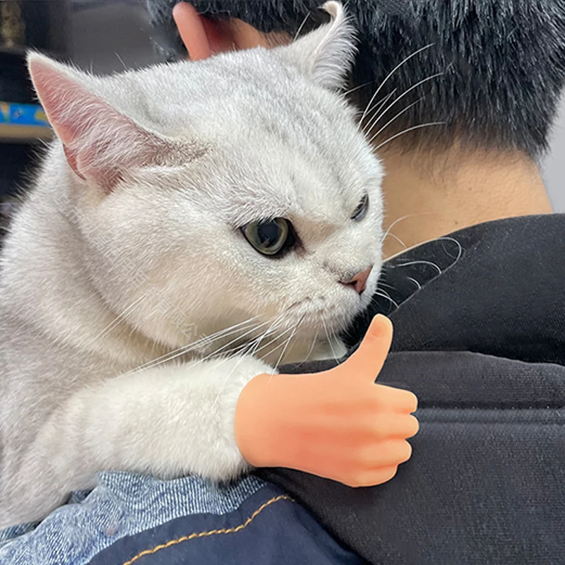 Funny Cat Interactive Gesture Toys Mini Teasing Cat Finger Human Fake Gloves Pet Toys Supplies Creative Pet Cat Teasing Toys
Funny Cat Interactive Gesture Toys Mini Teasing Cat Finger Human Fake Gloves Pet Toys Supplies Creative Pet Cat Teasing Toys