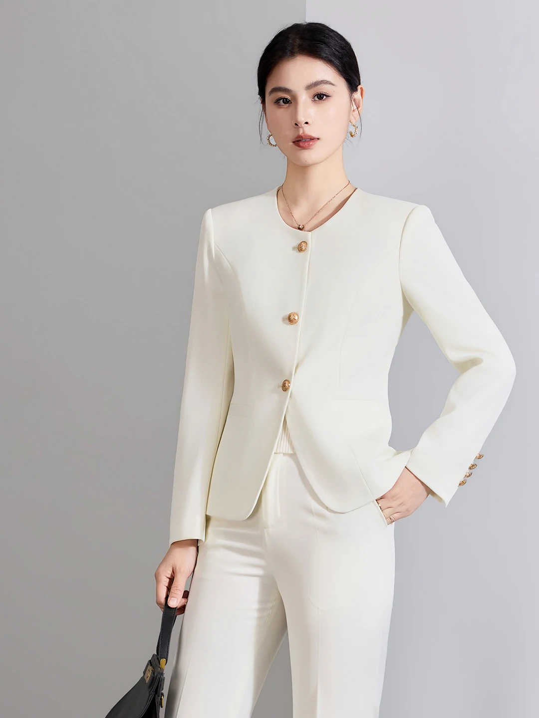 High-End Professional Women's Suit Set Hotel Front Desk Clerk Work Uniform Spring Autumn Stylish Slim Fit Polyester Fiber
High-End Professional Women's Suit Set Hotel Front Desk Clerk Work Uniform Spring Autumn Stylish Slim Fit Polyester Fiber