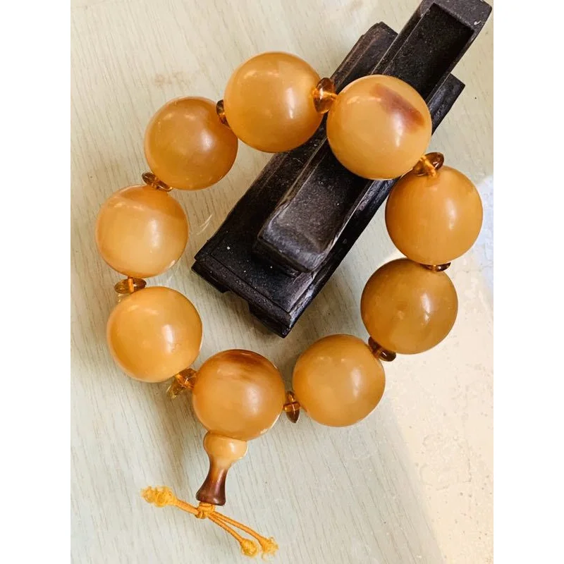 Tibetan Style Genuine Natural 25mm 30mm Gold Thread Transparent Smooth Yak Horn Bracelet
Tibetan Style Genuine Natural 25mm 30mm Gold Thread Transparent Smooth Yak Horn Bracelet