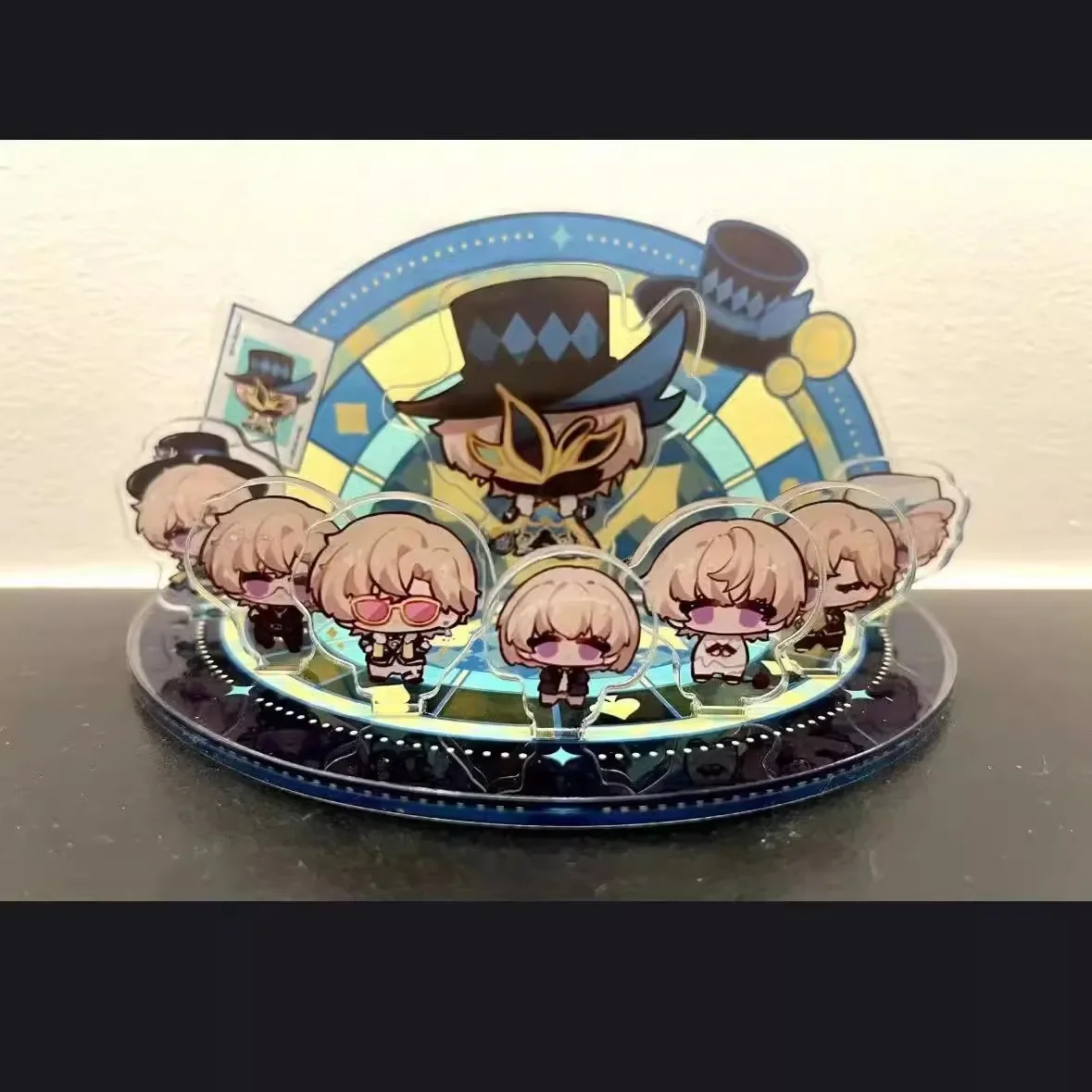 Game Honkai Star Rail Aventurine Stand-ups Anime Accessories Stage Theatre Rotating Desktop Ornaments Halloween Gifts
Game Honkai Star Rail Aventurine Stand-ups Anime Accessories Stage Theatre Rotating Desktop Ornaments Halloween Gifts