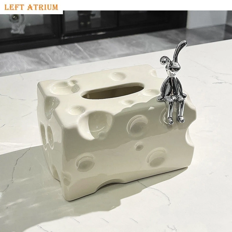 Ceramic Tissue Box Living Room Removable Tea Table Meal Paper Towel Boxes Household Decorative Ornaments
Ceramic Tissue Box Living Room Removable Tea Table Meal Paper Towel Boxes Household Decorative Ornaments
