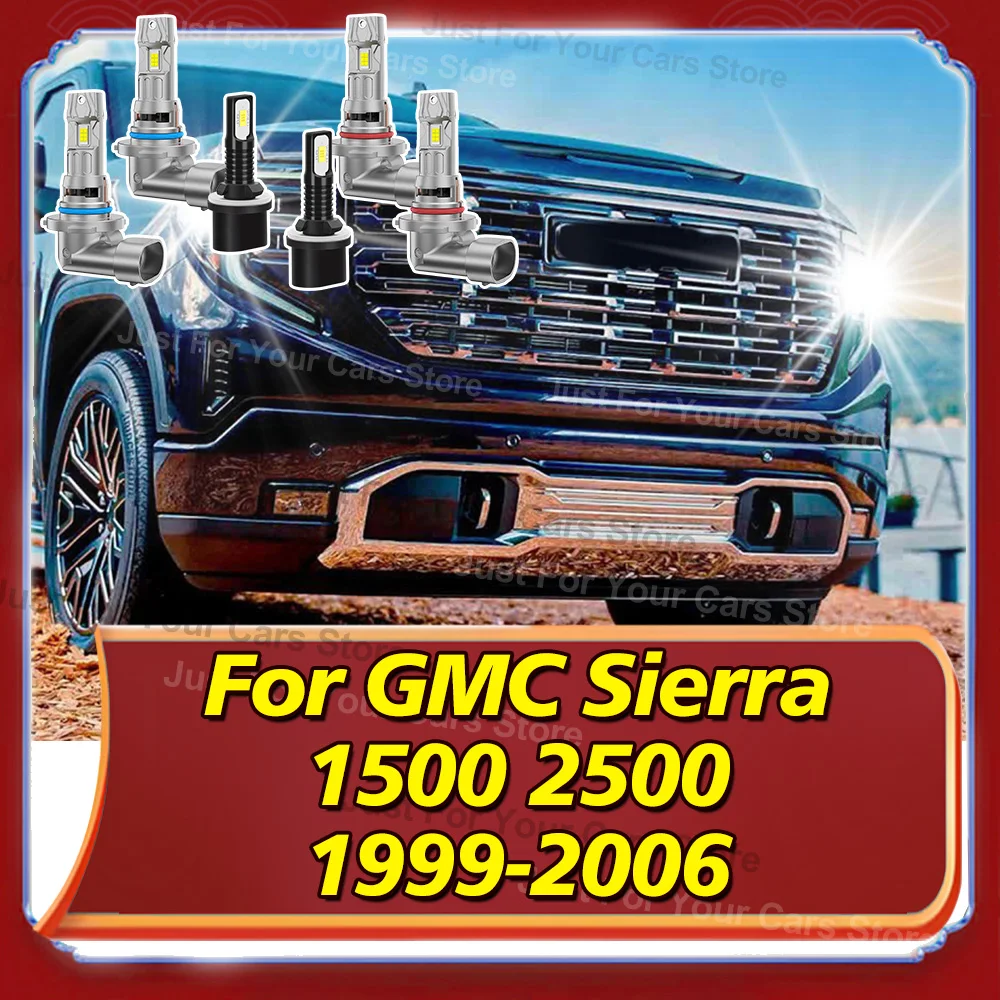 2/6x High Low Beam 30000LM Headlights 6000K Fog Lamp Bulbs For GMC Sierra 1500 2500 1999-2006 2000 2001 2002 2003 2004 2005
2/6x High Low Beam 30000LM Headlights 6000K Fog Lamp Bulbs For GMC Sierra 1500 2500 1999-2006 2000 2001 2002 2003 2004 2005