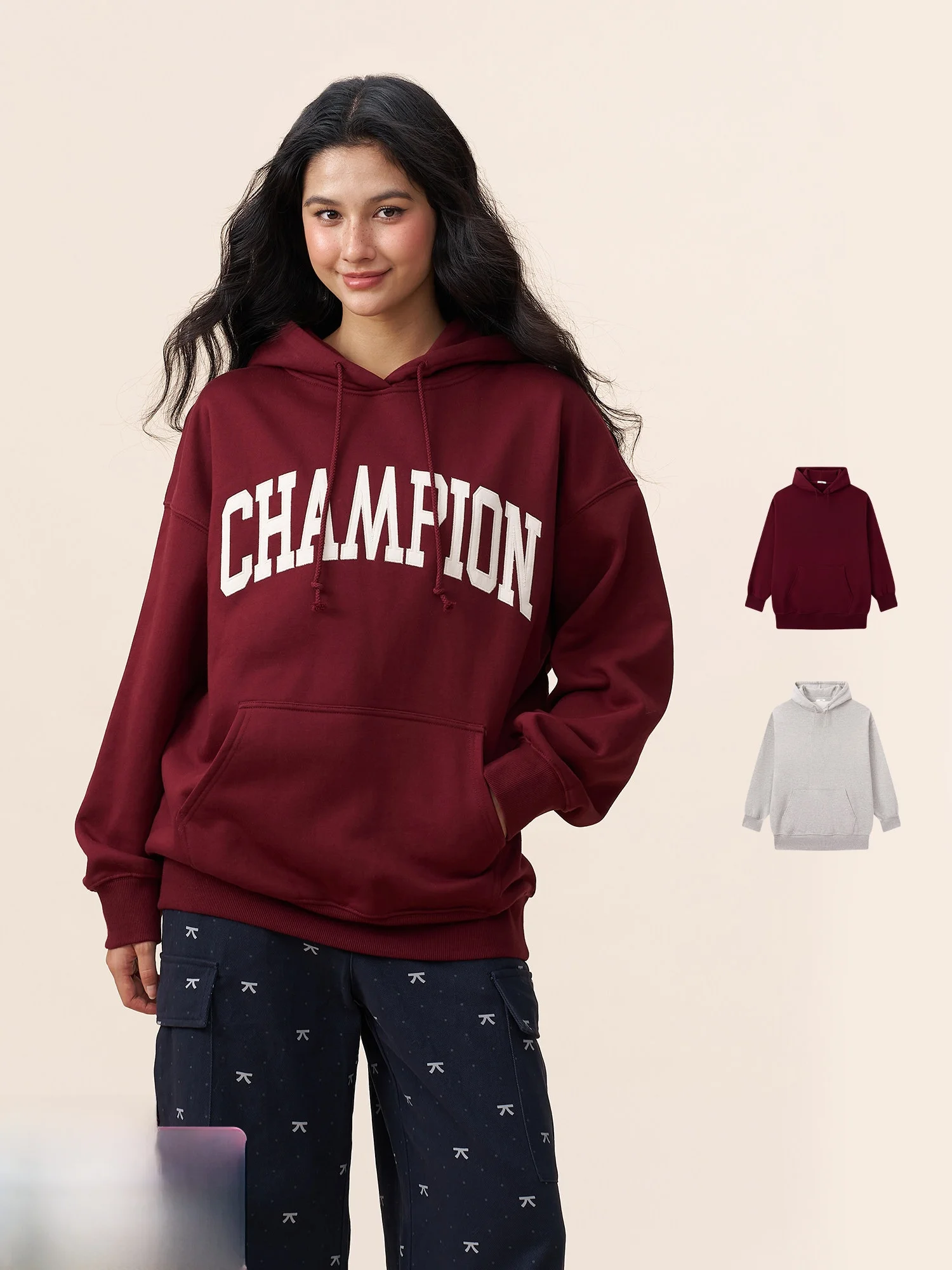 Yescci Oversize Hoodie Women's Long Sleeve Pullover Sweatshirt Wine Red Color Autumn Winter Loose Fit Commute Style Cotton 100%
Yescci Oversize Hoodie Women's Long Sleeve Pullover Sweatshirt Wine Red Color Autumn Winter Loose Fit Commute Style Cotton 100%