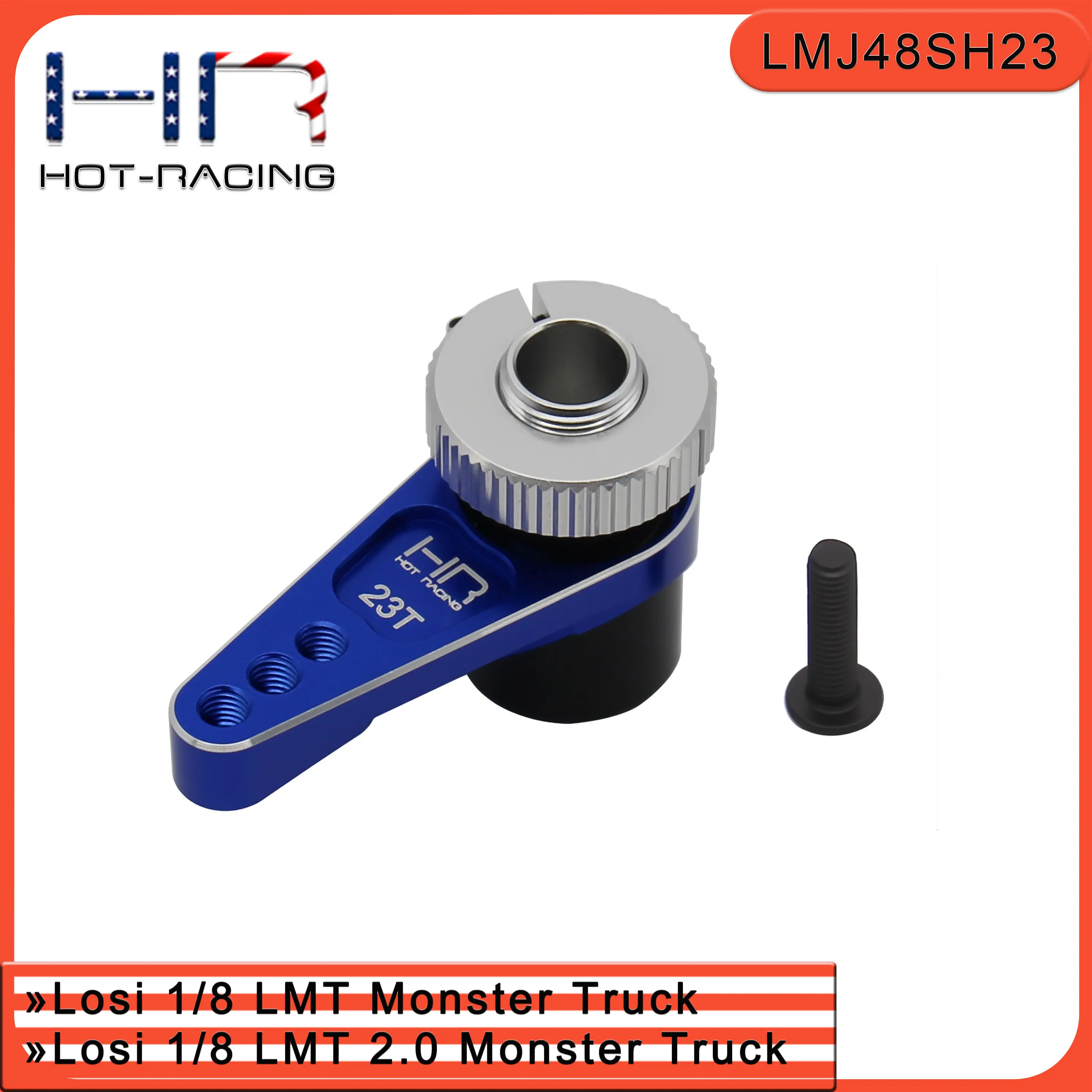Hot Racing T6 Clamping nut 23T Servo Saver Losi LMT LMT2
Hot Racing T6 Clamping nut 23T Servo Saver Losi LMT LMT2