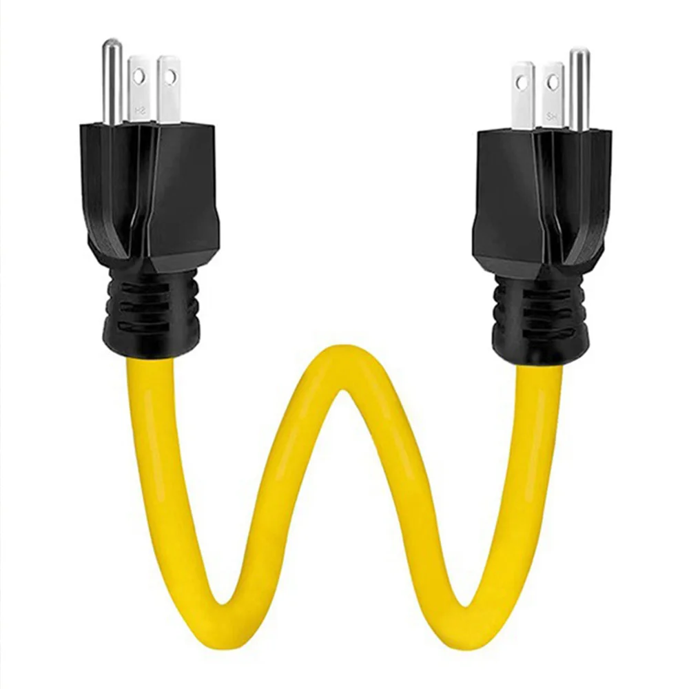 Double Male 5-15P 12AWG 125V Extension Cord 3 Prong Male to Male US Plug Generator Adapter Cord for Transfer Switch Dropshipping
Double Male 5-15P 12AWG 125V Extension Cord 3 Prong Male to Male US Plug Generator Adapter Cord for Transfer Switch Dropshipping