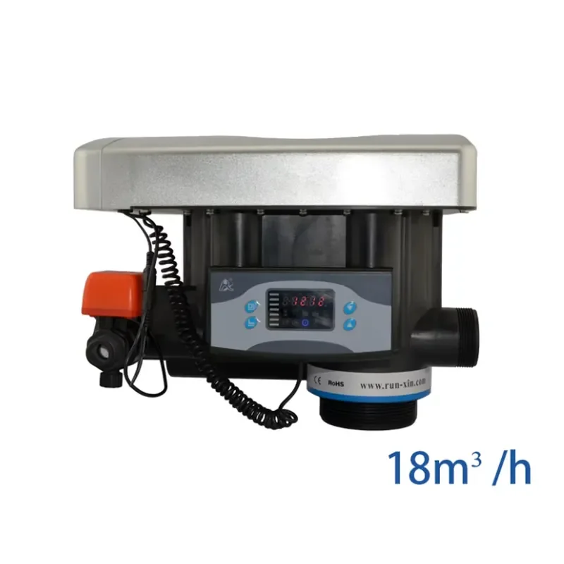 Runxin 63518 F77A1 18M3 Per Hour Multi-port Automatic Water Softener Control Valve
Runxin 63518 F77A1 18M3 Per Hour Multi-port Automatic Water Softener Control Valve