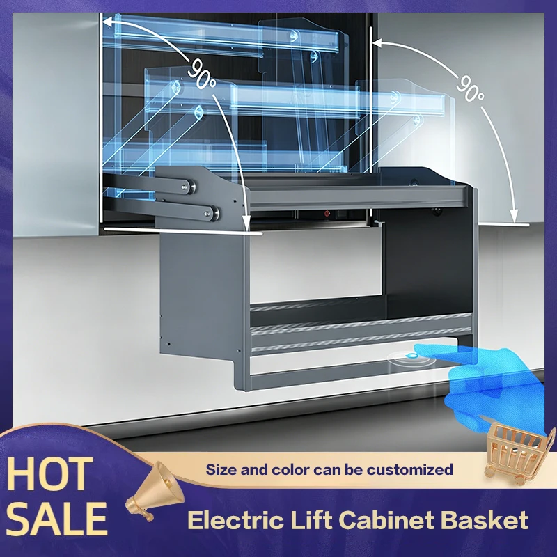 Electric Pull Down Lift Basket For Kitchen Cabinet Soft Closing Seasoning Rack Aluminum Alloy Double Door Storage System
Electric Pull Down Lift Basket For Kitchen Cabinet Soft Closing Seasoning Rack Aluminum Alloy Double Door Storage System