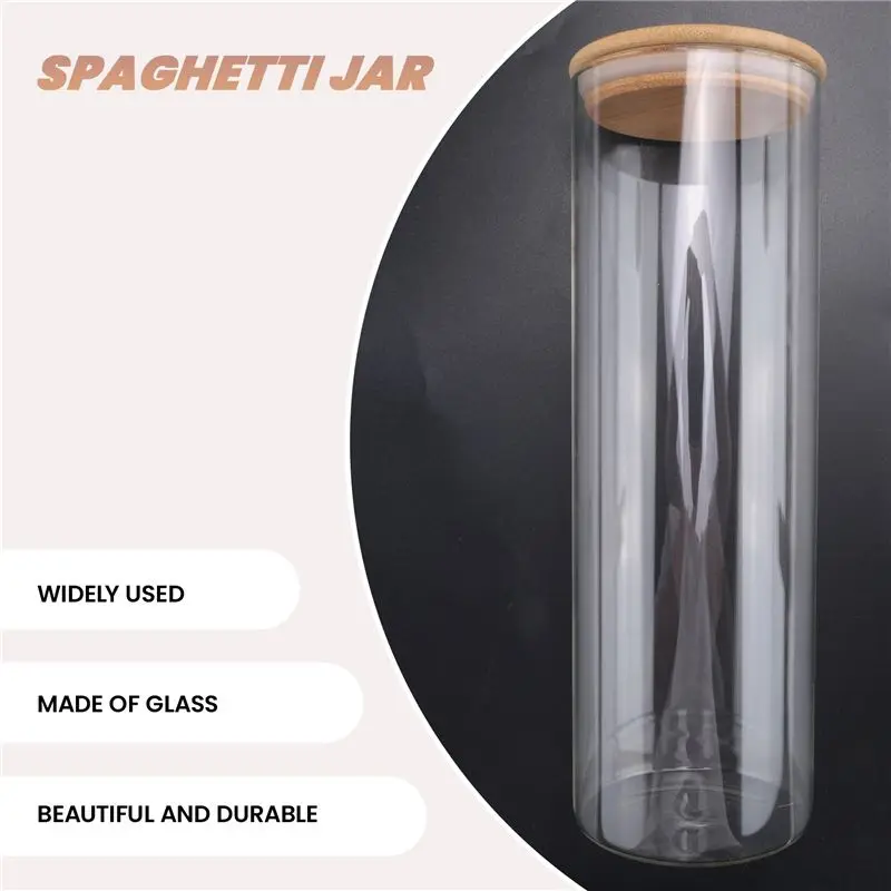 M12K-Glass Storage Containers Set Of 2 71Oz Tall Spaghetti Jars With Bamboo Lids - Kitchen Food Storage Canisters For Pasta
M12K-Glass Storage Containers Set Of 2 71Oz Tall Spaghetti Jars With Bamboo Lids - Kitchen Food Storage Canisters For Pasta