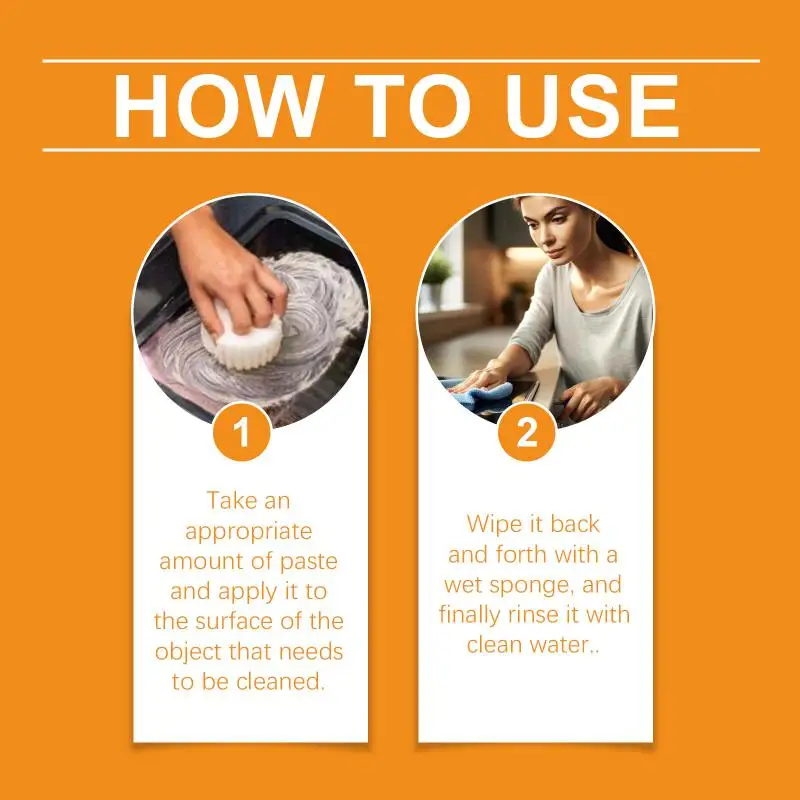 New Multipurpose Cleaner Cream Powerful Decontamination Kitchen Paste Stain Remover Stain Polishing Cream for Kitchen Bathroom
New Multipurpose Cleaner Cream Powerful Decontamination Kitchen Paste Stain Remover Stain Polishing Cream for Kitchen Bathroom