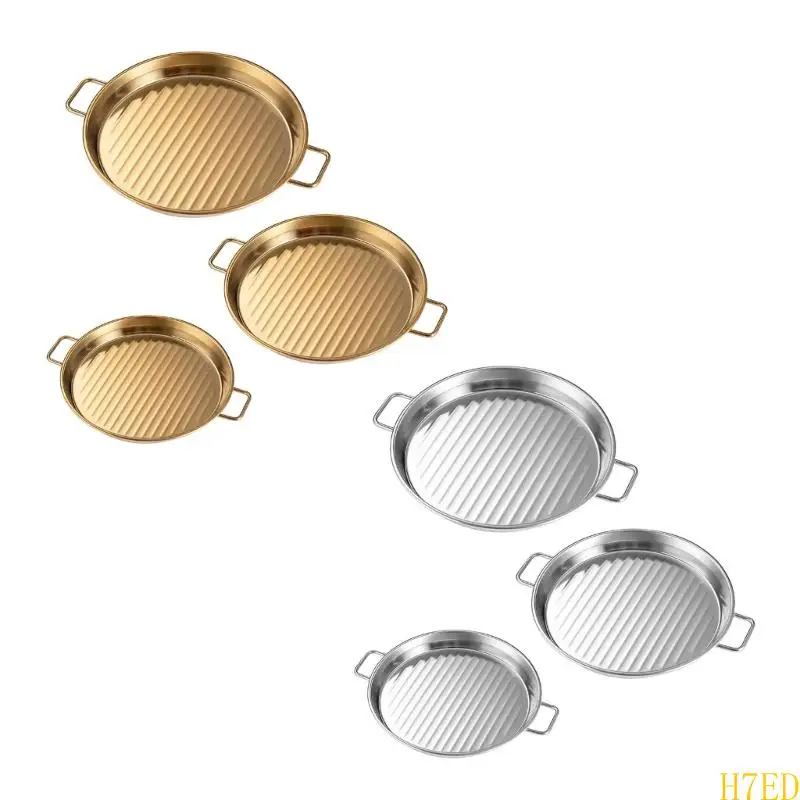 H7ED Restaurant Stainless Snacks Trays Appetizer Platters for Parties and Gatherings
H7ED Restaurant Stainless Snacks Trays Appetizer Platters for Parties and Gatherings