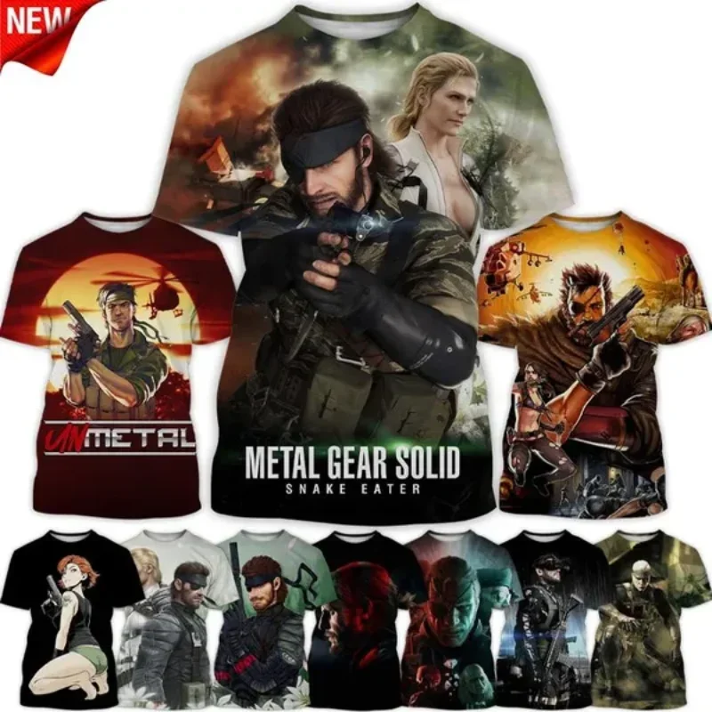 Game Metal Gear Solid 3D Print T-shirt Fashion Men Clothing Summer Casual Oversized T Shirt Hip Hop Harajuku Street Unisex Tops
Game Metal Gear Solid 3D Print T-shirt Fashion Men Clothing Summer Casual Oversized T Shirt Hip Hop Harajuku Street Unisex Tops