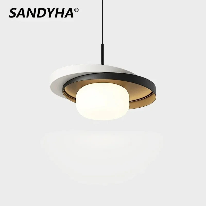 SANDYHA Nordic Style Pendant Light Circular Design Kitchen Island Hanging Chandelier LED Lamp for Living Room Bedroom Decoration
SANDYHA Nordic Style Pendant Light Circular Design Kitchen Island Hanging Chandelier LED Lamp for Living Room Bedroom Decoration