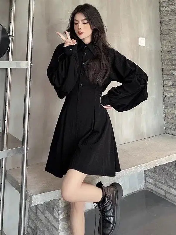 plus Size Collar Dress Women's Spring Autumn Waist Cinched Lantern Sleeve Skirt Casual High Waist Polyester Fiber Long S...
plus Size Collar Dress Women's Spring Autumn Waist Cinched Lantern Sleeve Skirt Casual High Waist Polyester Fiber Long S...