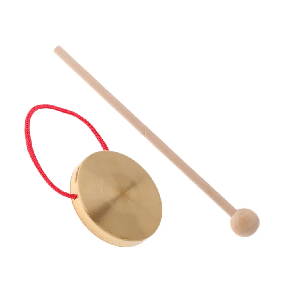 Mini Copper Gongs Drums Hand Gong Musical Instruments Percussion Toys Sturdy Durable Loud Sound Clear Resonance Party Opening
Mini Copper Gongs Drums Hand Gong Musical Instruments Percussion Toys Sturdy Durable Loud Sound Clear Resonance Party Opening