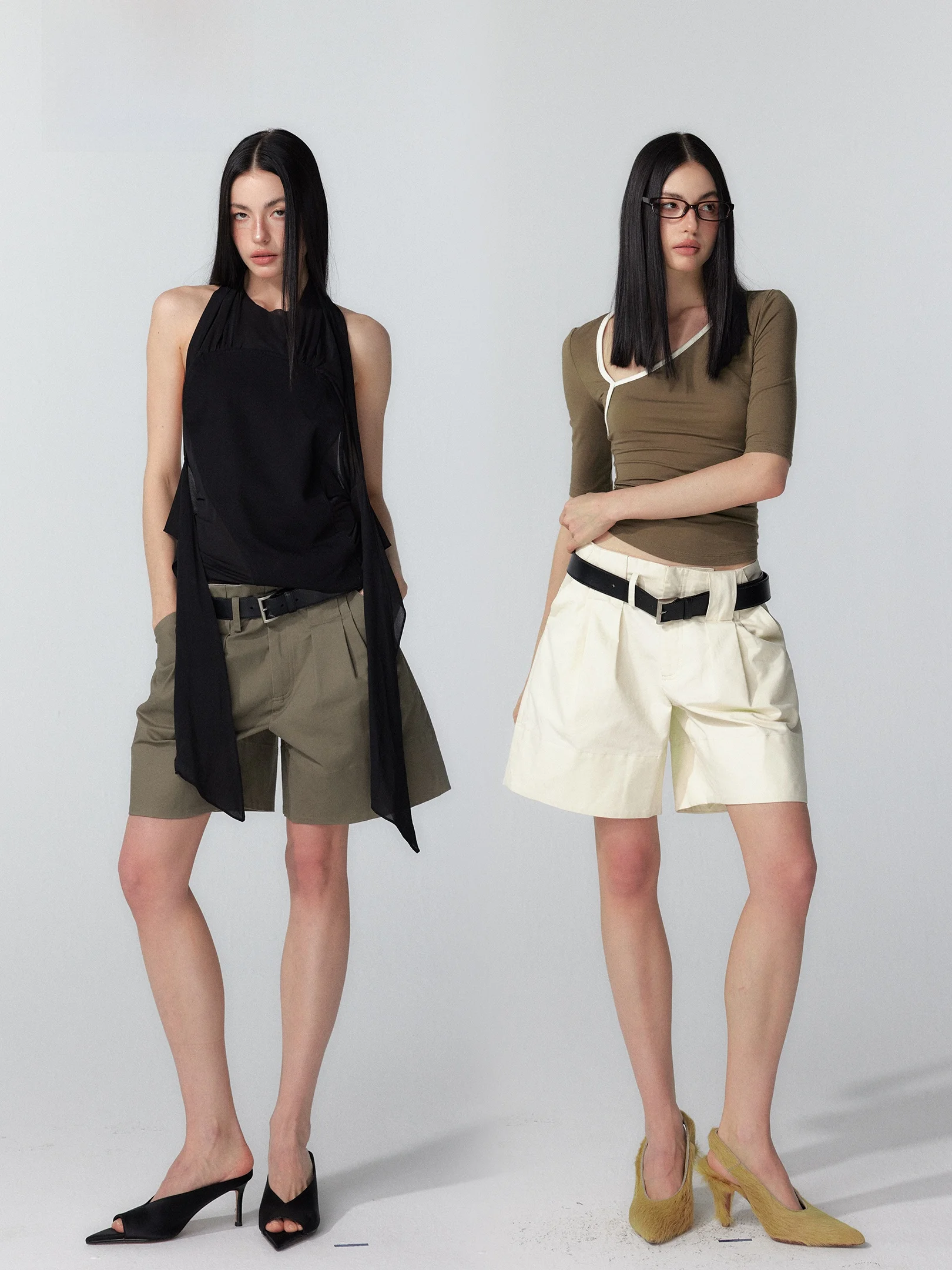 Three Goood Tailored Pleated Suit Wide Leg Shorts Loose Slimming Casual Workwear Five-Quarter Pants Low Waist Straight Leg Co...
Three Goood Tailored Pleated Suit Wide Leg Shorts Loose Slimming Casual Workwear Five-Quarter Pants Low Waist Straight Leg Co...