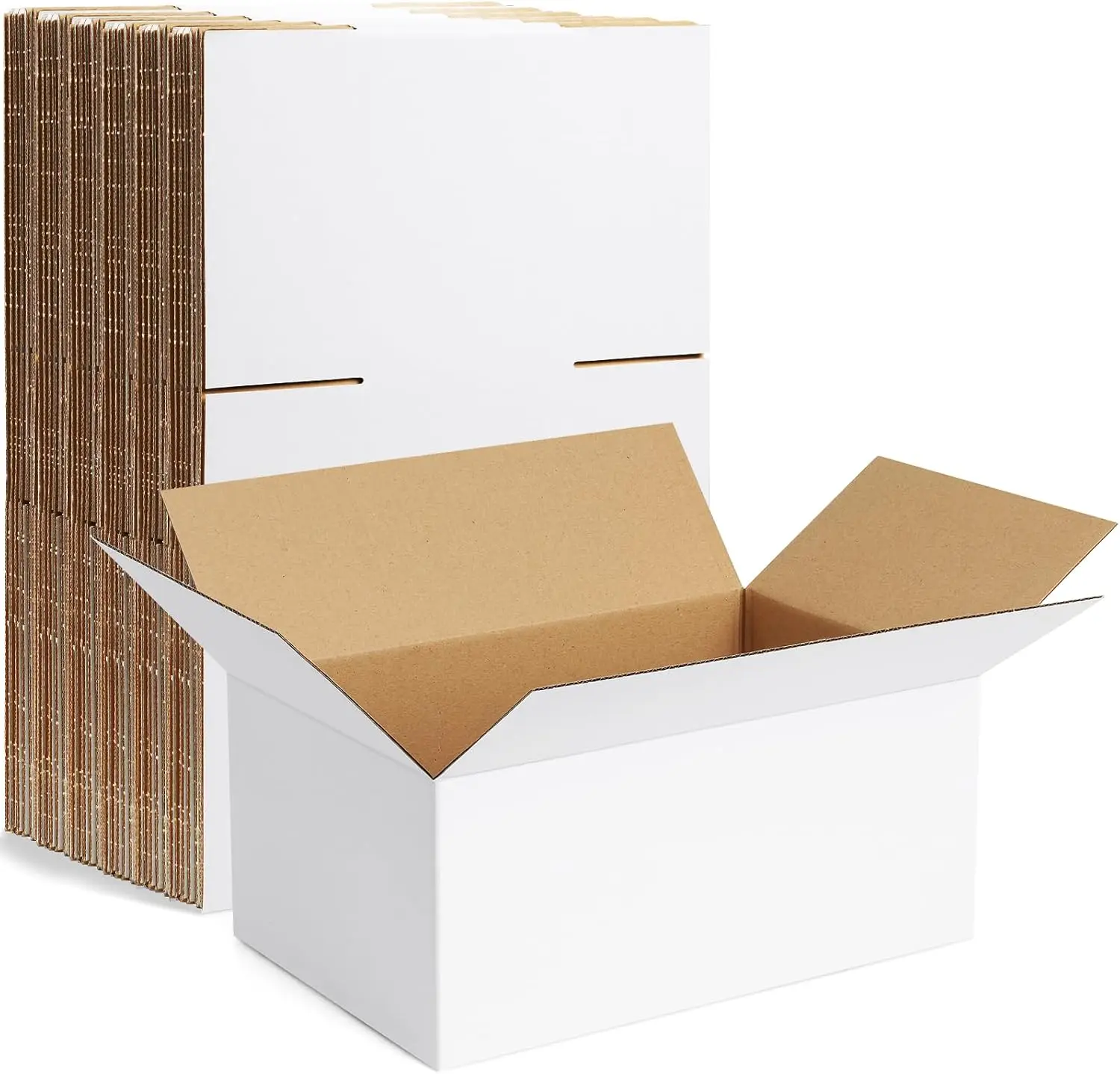 10 Pack 9x6x4 Inch Small Shipping Boxes, White Corrugated Cardboard Mailers for Small Business & Packaging
10 Pack 9x6x4 Inch Small Shipping Boxes, White Corrugated Cardboard Mailers for Small Business & Packaging