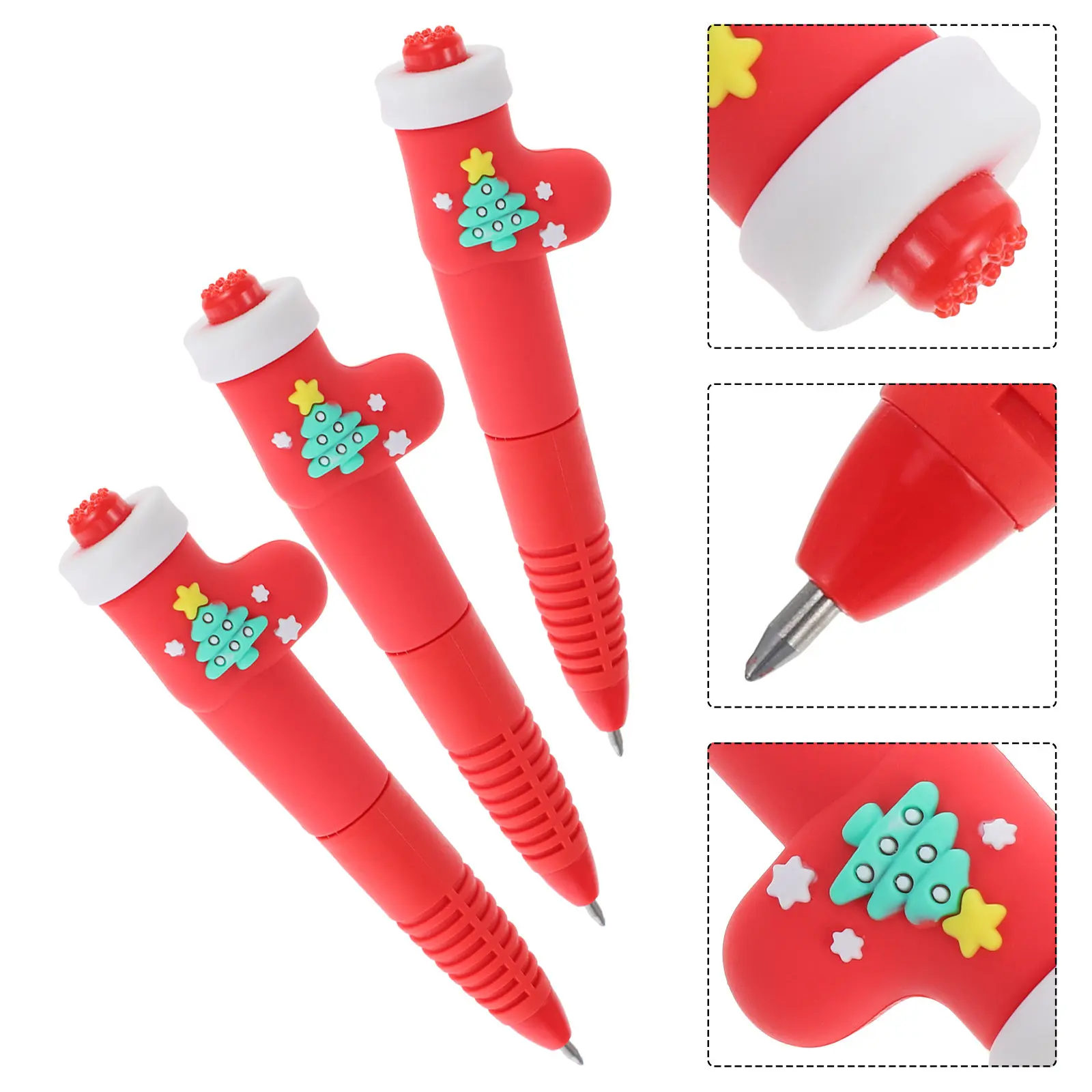 6 Pcs Fun Pens Decorative Christmas Lovely Design Festive Black Ink Christmas-themed Cute
6 Pcs Fun Pens Decorative Christmas Lovely Design Festive Black Ink Christmas-themed Cute