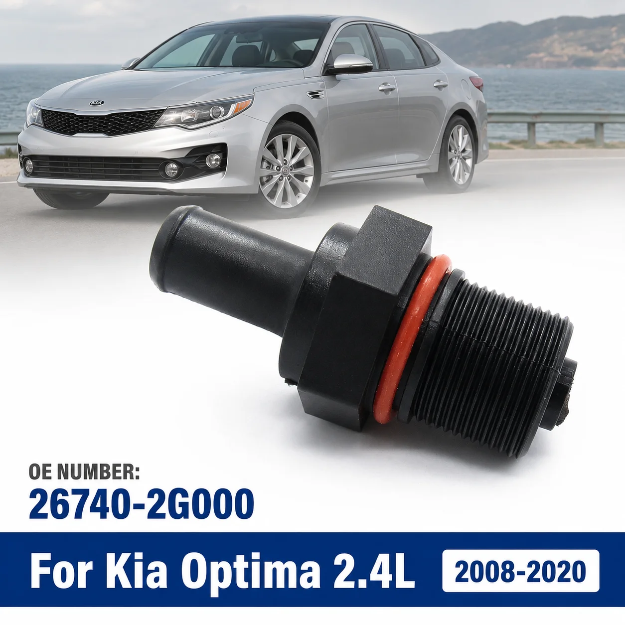 PCV Valve For Hyundai Elantra Sonata Tucson Santa Fe Kia Optima Sportage Sorento Soul 1.6L 2.0L 2.4L 2007-2026 267402G000
PCV Valve For Hyundai Elantra Sonata Tucson Santa Fe Kia Optima Sportage Sorento Soul 1.6L 2.0L 2.4L 2007-2026 267402G000