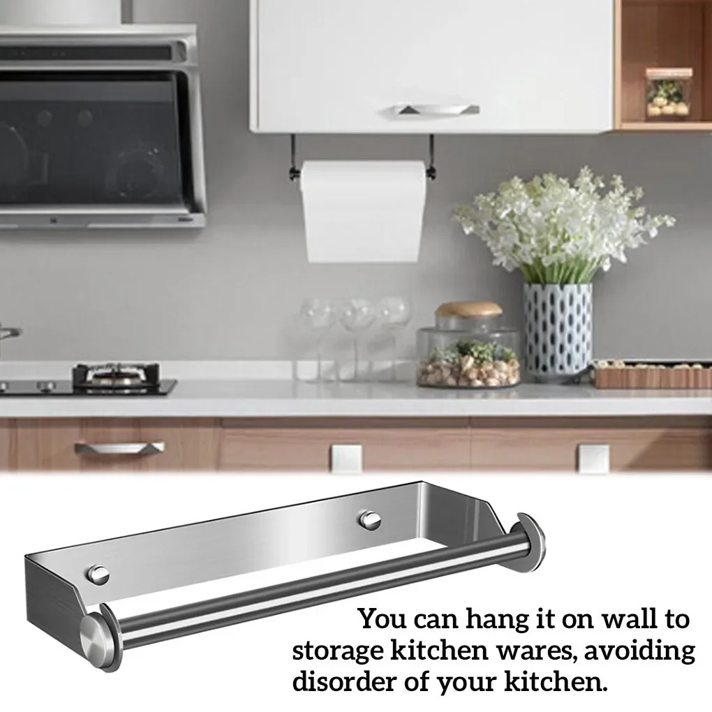 Steel Paper Towel Holder Wall Mounted Punch-Free Towel Rack Stand for Bathroom Kitchen Stainless
Steel Paper Towel Holder Wall Mounted Punch-Free Towel Rack Stand for Bathroom Kitchen Stainless