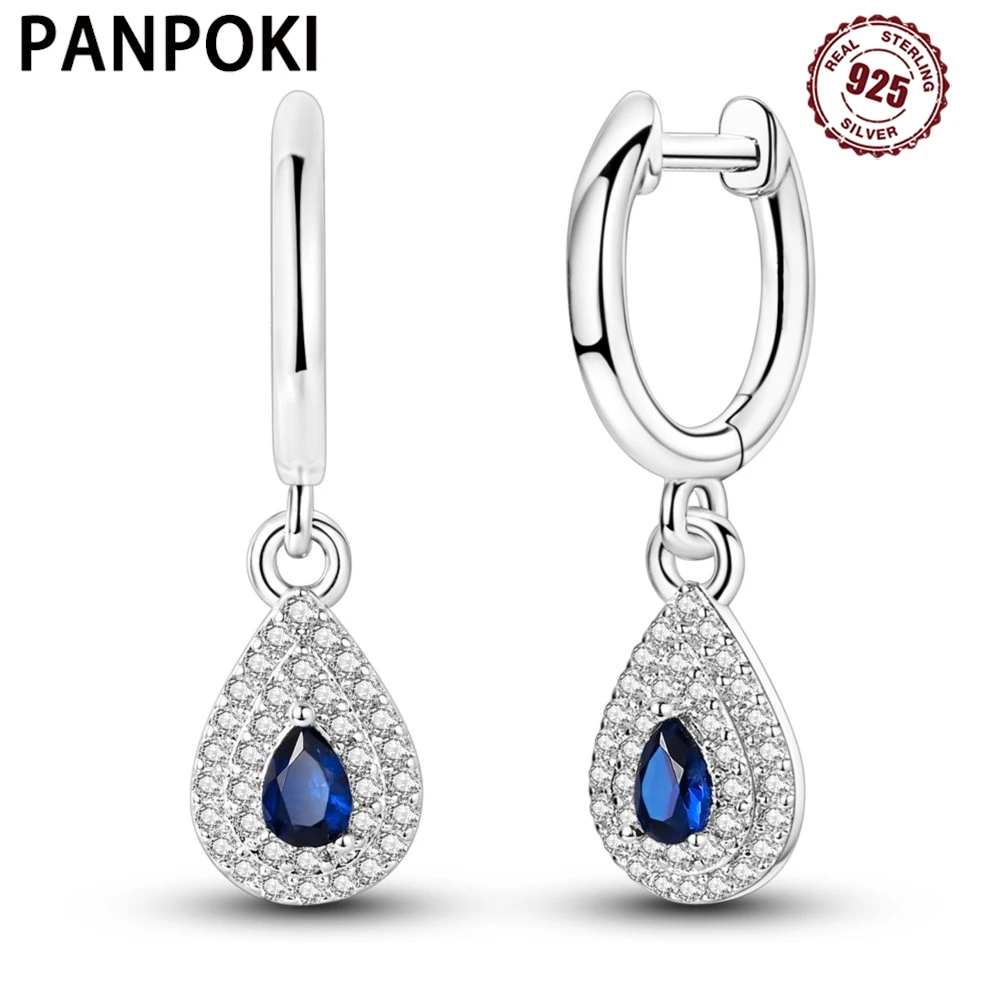 925 Sterling Silver Sparkling Water Drop Eardrops Drop Earrings Women Earrings Charm Versatile Party Jewelry Fine Gifts
925 Sterling Silver Sparkling Water Drop Eardrops Drop Earrings Women Earrings Charm Versatile Party Jewelry Fine Gifts