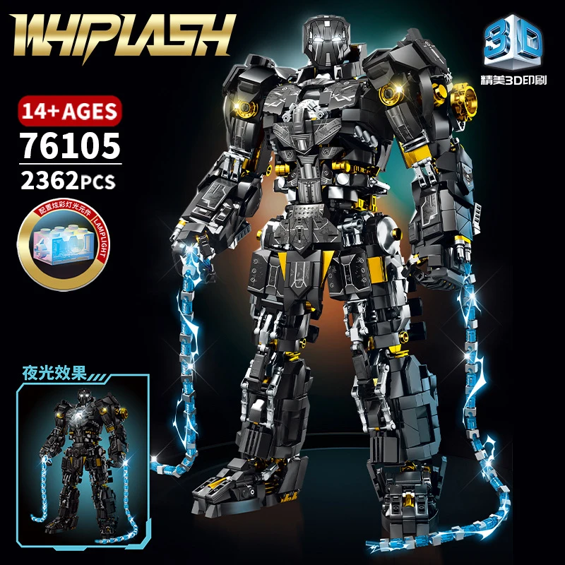 Набор строительных блоков MK4 Iron Hero Mecha, 1505 деталей, сборная модель-фигурка, украшение для рабочего стола
Набор строительных блоков MK4 Iron Hero Mecha, 1505 деталей, сборная модель-фигурка, украшение для рабочего стола