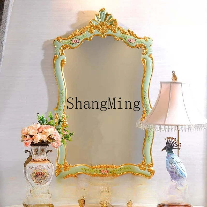 SM hand-painted wooden engraved entrance mirror luxury multi-layer hand-painted foyer bedroom decorative mirror
SM hand-painted wooden engraved entrance mirror luxury multi-layer hand-painted foyer bedroom decorative mirror