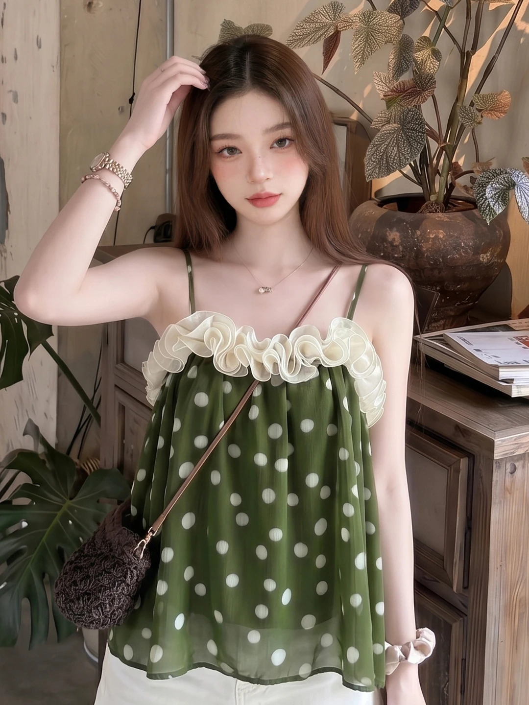 Sweet Holiday Contrast Color Block Wood Grain Strapless Vest Women Summer Age Reduction Outdoor Wear Sleeveless Top
Sweet Holiday Contrast Color Block Wood Grain Strapless Vest Women Summer Age Reduction Outdoor Wear Sleeveless Top