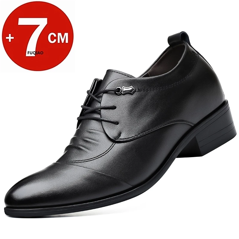 Business Men Oxford Leather Shoes Elevator Man Height Increase Insole 6CM White Black Thick Soled Formal Casual Shoes
Business Men Oxford Leather Shoes Elevator Man Height Increase Insole 6CM White Black Thick Soled Formal Casual Shoes