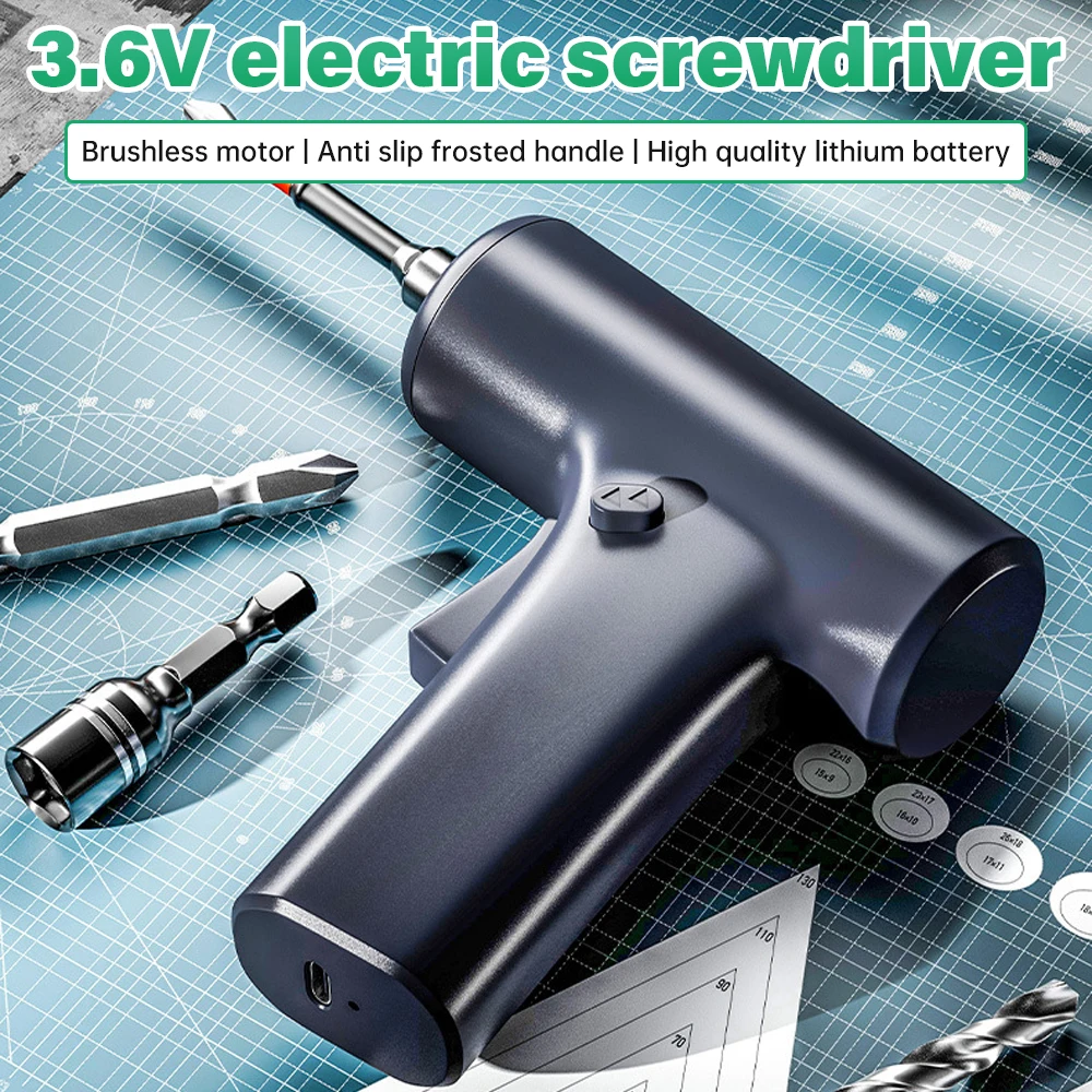 3N.M Cordless Electric Screwdriver Rechargeable Lithium Battery Mini Drill 3.6V Power Tools Set For Household Maintenance Repair
3N.M Cordless Electric Screwdriver Rechargeable Lithium Battery Mini Drill 3.6V Power Tools Set For Household Maintenance Repair