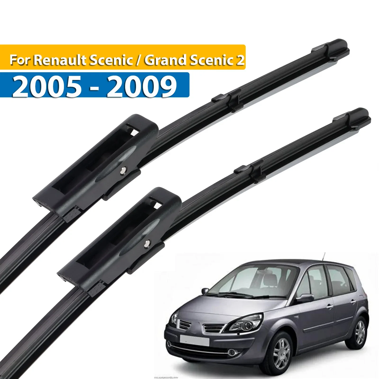 Wiper Front Wiper Blades For Renault Scenic 2 Grand Scenic II 2 2005 - 2009 Windshield Windscreen Window Brushes 26"+22"
Wiper Front Wiper Blades For Renault Scenic 2 Grand Scenic II 2 2005 - 2009 Windshield Windscreen Window Brushes 26"+22"