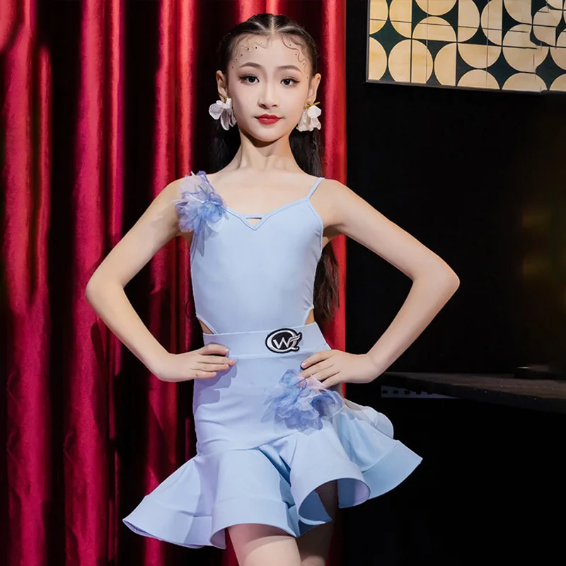 New Children's Latin Dance Costume Girl's Tank Tango Chacha Modern Training Suit Professional Exam Performance Dance Set VBH36
New Children's Latin Dance Costume Girl's Tank Tango Chacha Modern Training Suit Professional Exam Performance Dance Set VBH36