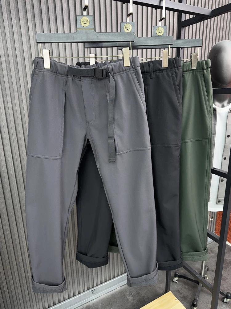 Men's Comfortable Fce Lined Soft ell Work Trousers Autumn Winter Faion Ci Sle Straight Leg Cone aped Casual Pants
Men's Comfortable Fce Lined Soft ell Work Trousers Autumn Winter Faion Ci Sle Straight Leg Cone aped Casual Pants