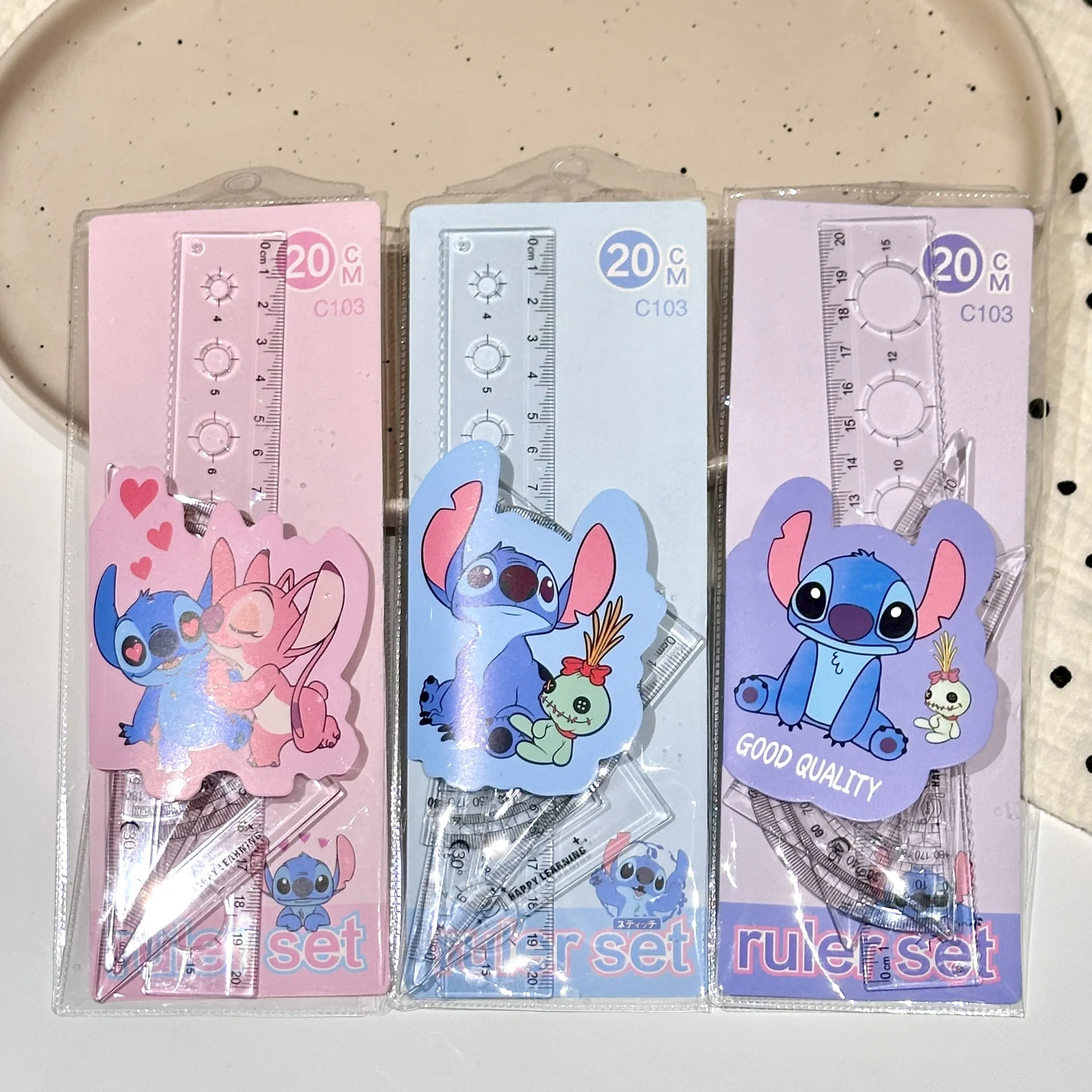4PCS Stitch Set of Four Triangular Drawing Rulers for Students - Ideal for Sketching and Drawing, Suitable for School Exams and
4PCS Stitch Set of Four Triangular Drawing Rulers for Students - Ideal for Sketching and Drawing, Suitable for School Exams and