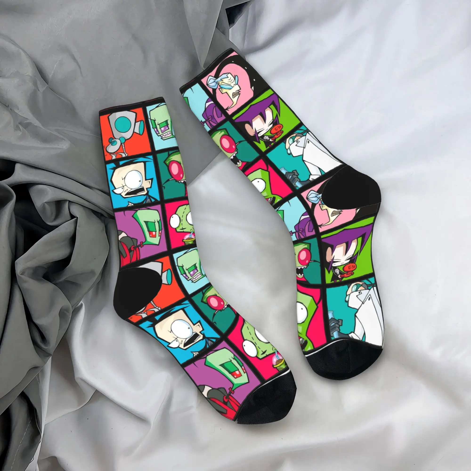 Retro Invader Zim Characters Basketball Socks Polyester Long Socks for Unisex Sweat Absorbing
Retro Invader Zim Characters Basketball Socks Polyester Long Socks for Unisex Sweat Absorbing