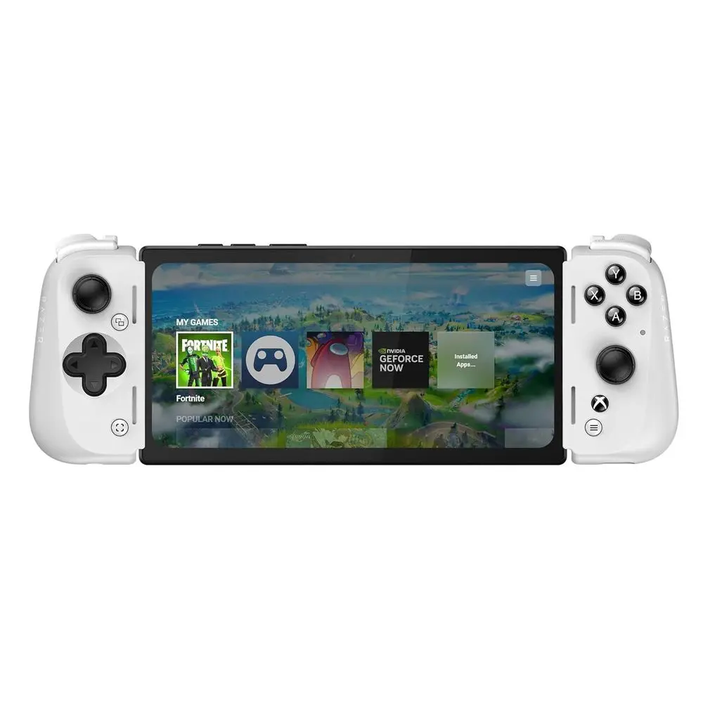 Pro Mobile Gaming Controller with Haptics - Stream PC Games - Play Touchscreen-Only Games - White
Pro Mobile Gaming Controller with Haptics - Stream PC Games - Play Touchscreen-Only Games - White