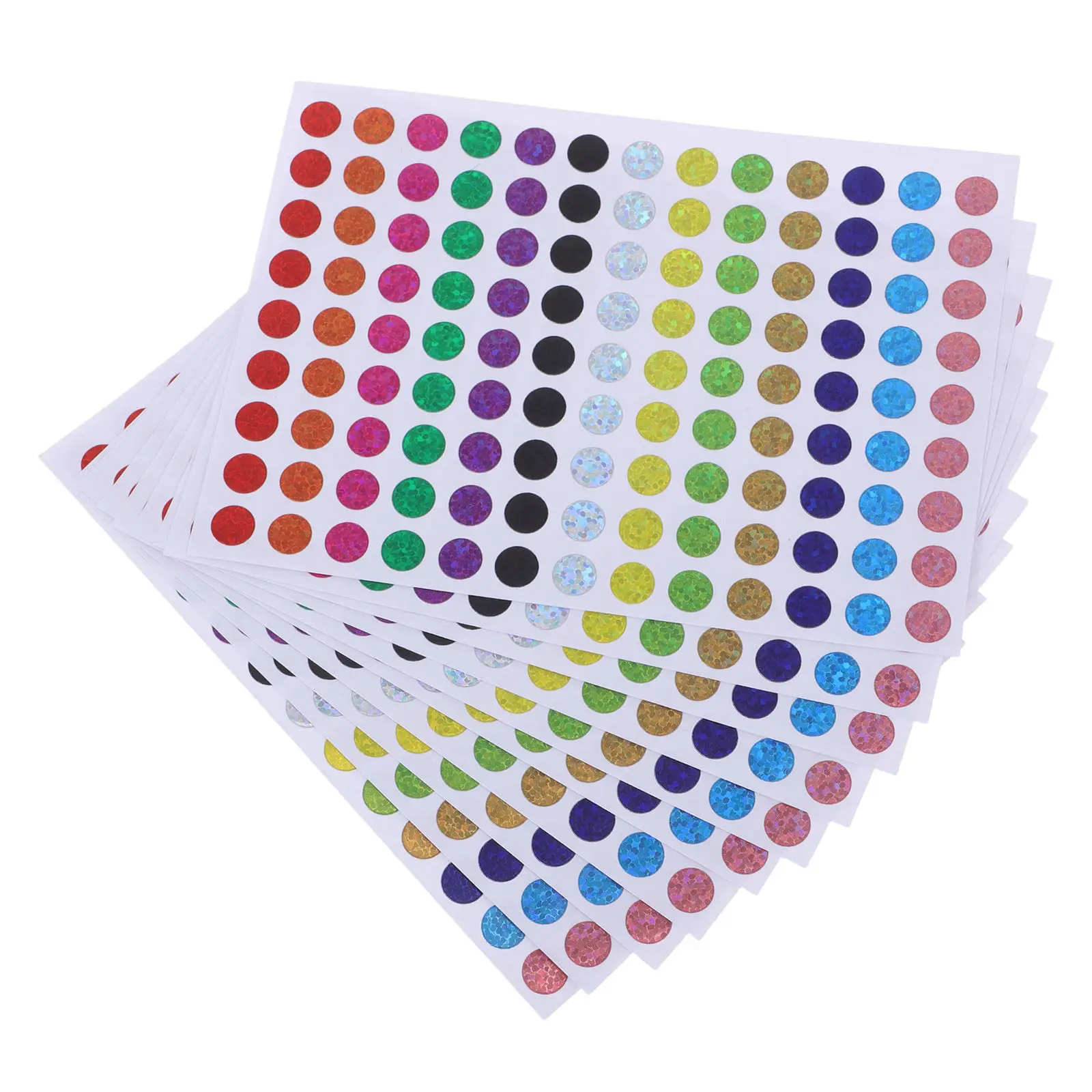 100 Sheets Laser Color Coding Labels Round Dot Stickers 13 Colors DIY Shiny Sparkle Circle Stickers for Office Student Classroom
100 Sheets Laser Color Coding Labels Round Dot Stickers 13 Colors DIY Shiny Sparkle Circle Stickers for Office Student Classroom