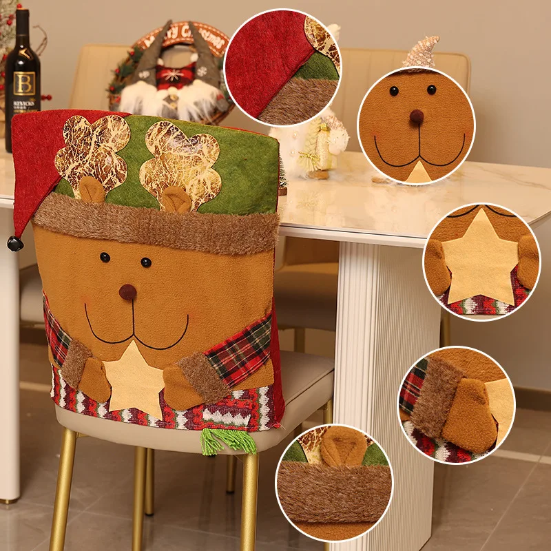 Christmas Decoration Figurine Chair Cover and Stool Cover, Party Decoration, 2024
Christmas Decoration Figurine Chair Cover and Stool Cover, Party Decoration, 2024