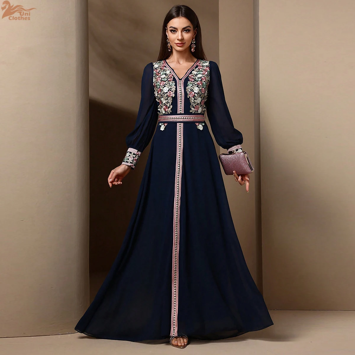 Uni 2026 Роскошный элегантный кафтан Джалабия Ид платья женские арабский стиль с цветочной вышивкой лоскутное жаккардовое платье с поясом
Uni 2026 Роскошный элегантный кафтан Джалабия Ид платья женские арабский стиль с цветочной вышивкой лоскутное жаккардовое платье с поясом