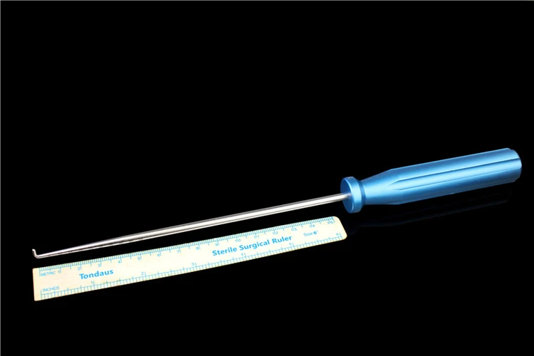Crochet Probe hook orthopedic instrument medical sport medicine shoulder tibia knee hip joint tendon ligament repair PCL DCL AO
Crochet Probe hook orthopedic instrument medical sport medicine shoulder tibia knee hip joint tendon ligament repair PCL DCL AO