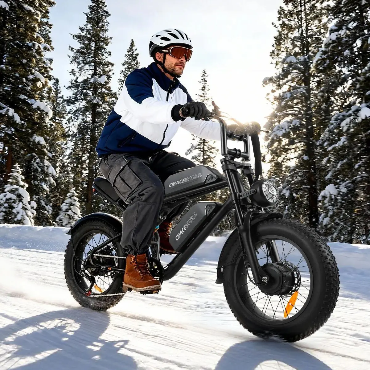 Cmacewheel Q20MAX 2x500w electric bicycle 48V/18ah dual drive electric bicycle 20 * 4.0 "thick tire
Cmacewheel Q20MAX 2x500w electric bicycle 48V/18ah dual drive electric bicycle 20 * 4.0 "thick tire