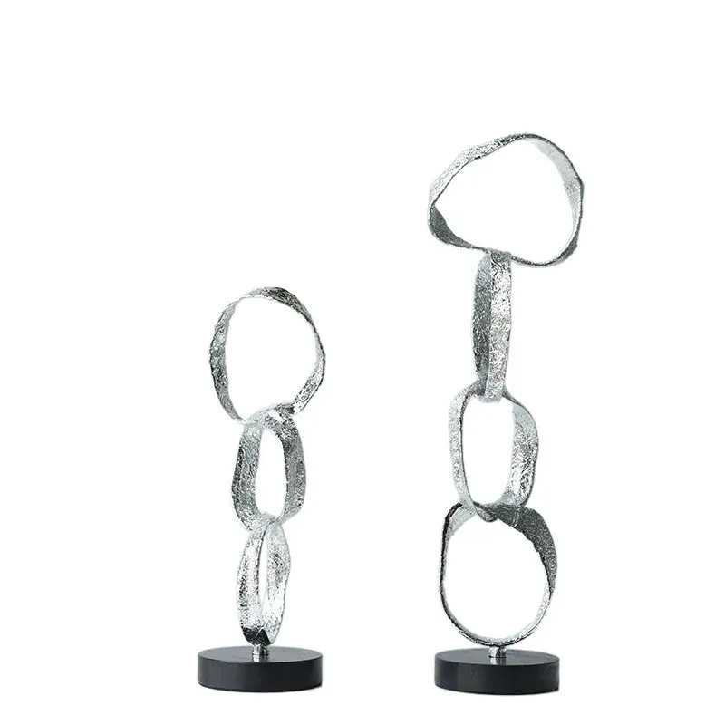 &c Modern Light Luxury Silver Alloy Ring Sculpture Ornaments Model Wedding Celebration Living Room Entrance Hotel Desktop
&c Modern Light Luxury Silver Alloy Ring Sculpture Ornaments Model Wedding Celebration Living Room Entrance Hotel Desktop