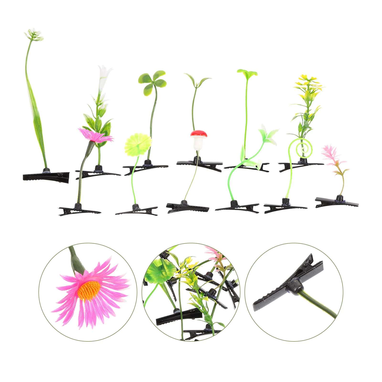 24 Pcs Bean Sprouts Floral Hair Accessories Plant Clip Small Clips for Party Fashion Hairpin Thin Festival Child
24 Pcs Bean Sprouts Floral Hair Accessories Plant Clip Small Clips for Party Fashion Hairpin Thin Festival Child