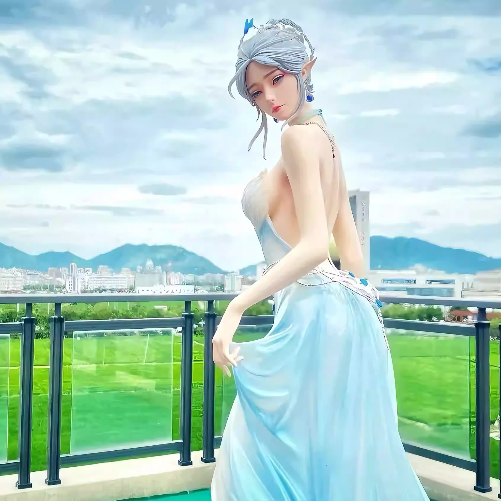 58 см аниме Ghost Blade Ice Princess Hai Qin Yan Glancing Back Фигурка Корпус компьютера Украшение Модель Кукла Игрушка Подарок Коллекционная
58 см аниме Ghost Blade Ice Princess Hai Qin Yan Glancing Back Фигурка Корпус компьютера Украшение Модель Кукла Игрушка Подарок Коллекционная