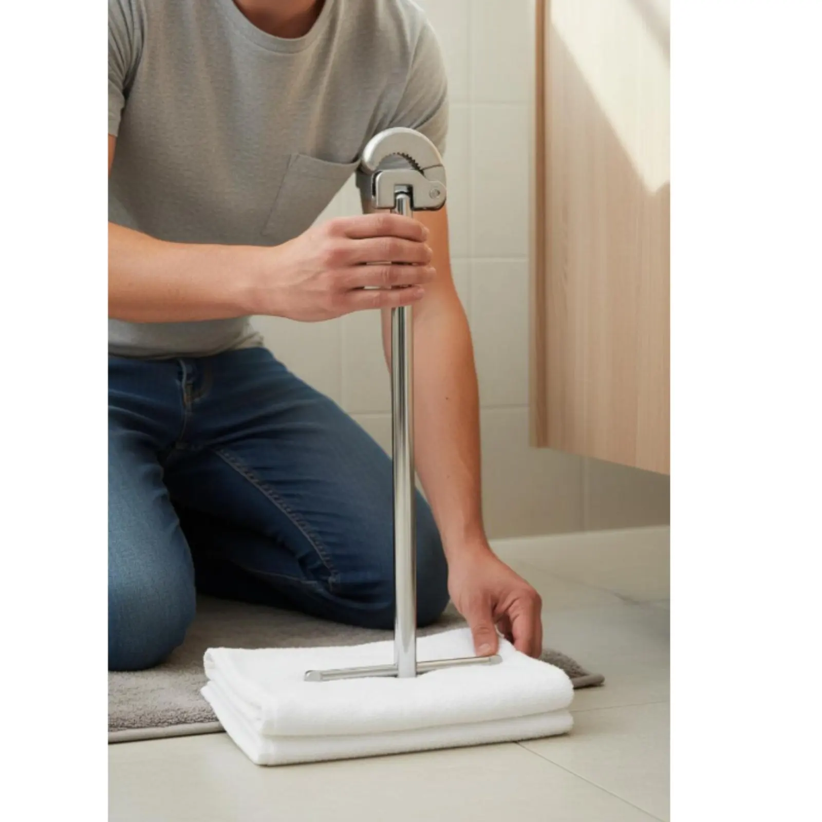 Rotating Head Sink Wrench Long Reach Adjustable Jaw Basin Wrench Under Sink Installation Tool High Carbon Steel for Kitchen
Rotating Head Sink Wrench Long Reach Adjustable Jaw Basin Wrench Under Sink Installation Tool High Carbon Steel for Kitchen