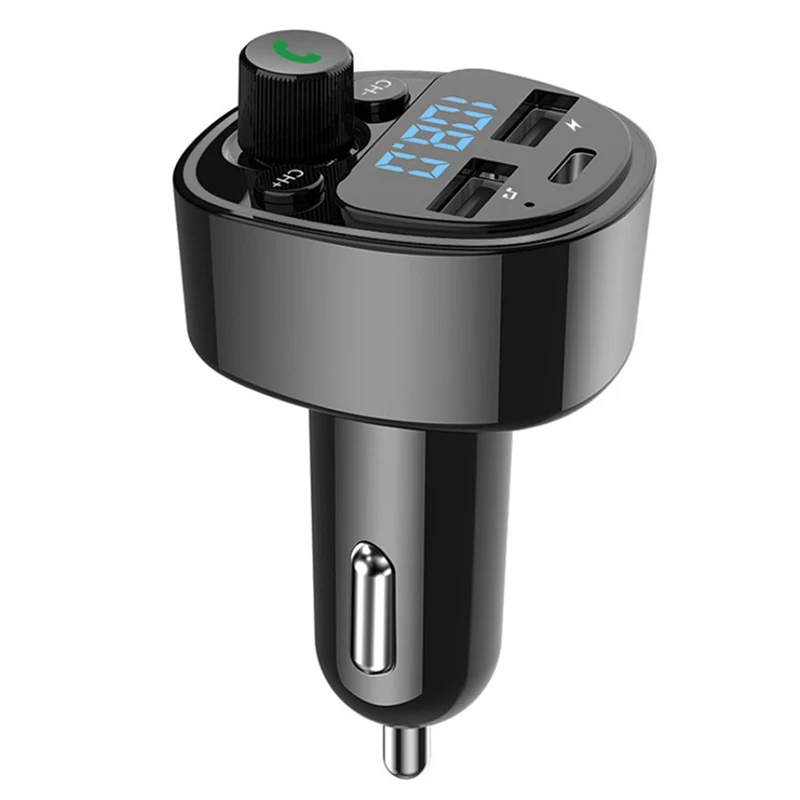 Автомобильный FM-передатчик Bluetooth 5,0, mp3-плеер PD Type-C, зарядное устройство с двумя USB-портами
Автомобильный FM-передатчик Bluetooth 5,0, mp3-плеер PD Type-C, зарядное устройство с двумя USB-портами