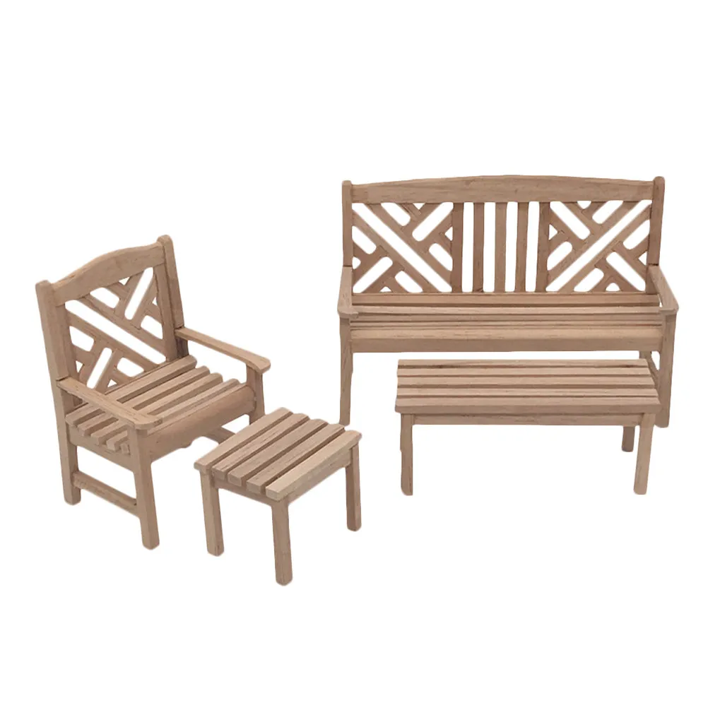 1Set Mini Furniture Wooden Miniature Table Chair Detailed Craftsmanship Mini House Decoration Decor Accessories for Collecting
1Set Mini Furniture Wooden Miniature Table Chair Detailed Craftsmanship Mini House Decoration Decor Accessories for Collecting