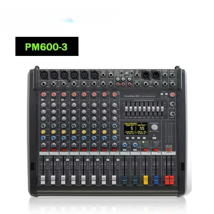 PM600-3 Amplifier dual 99 dsp professional digital audio mixer for Audio Power Karaoke Mixing Amplifier
PM600-3 Amplifier dual 99 dsp professional digital audio mixer for Audio Power Karaoke Mixing Amplifier