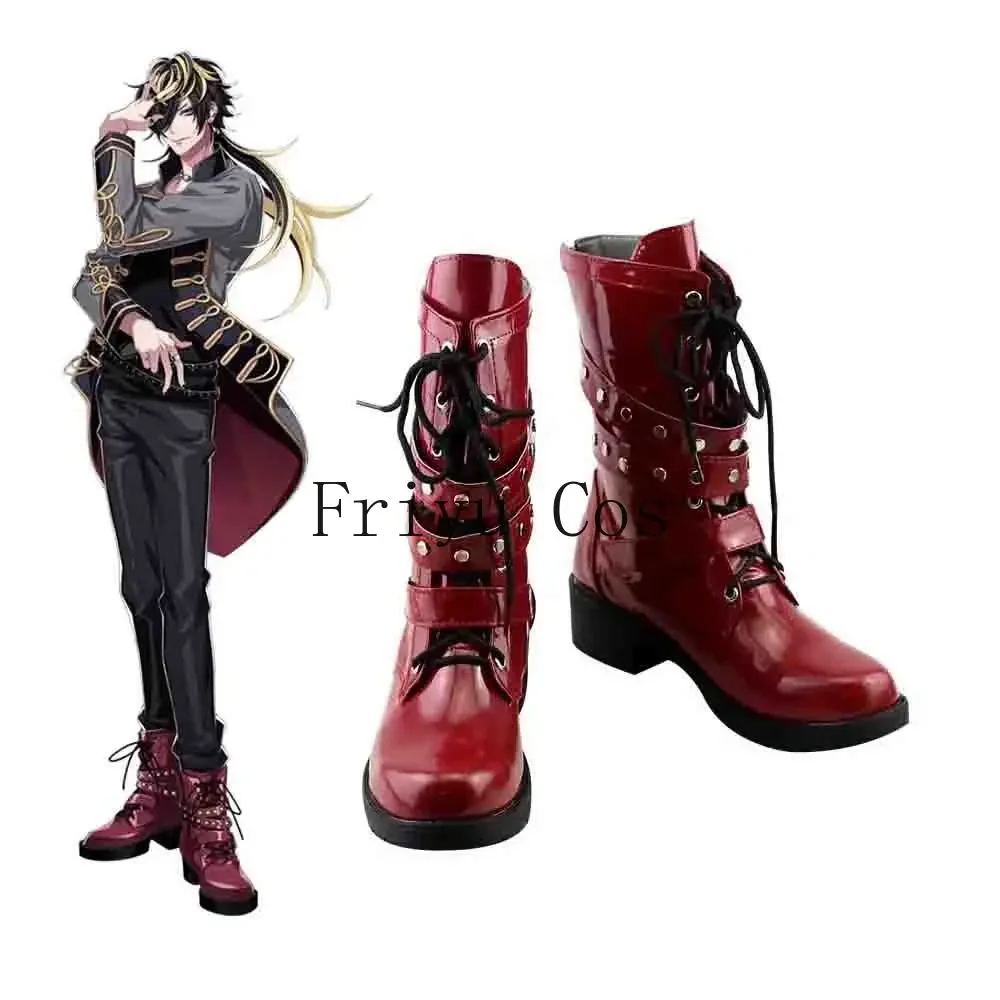 Anime DRB Division Rap Battle 14th Moon/Jyushi Aimono Halloween Cosplay Boots Red Leather Shoes Party Outfits Accessories
Anime DRB Division Rap Battle 14th Moon/Jyushi Aimono Halloween Cosplay Boots Red Leather Shoes Party Outfits Accessories